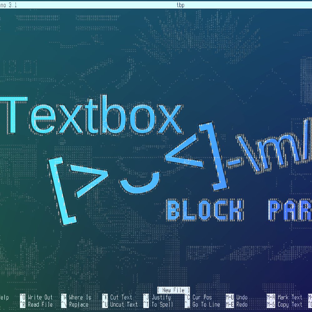 Textbox block party cover
