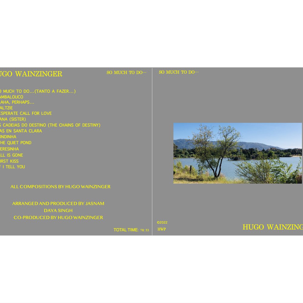 So much to do art front back