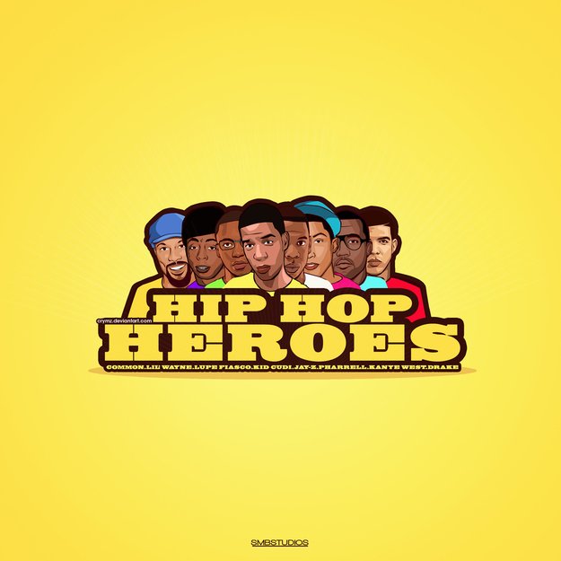 Hip hop heroes logo wallpaper by crymz