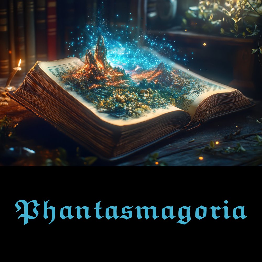 Fairytale scene coming out book