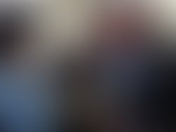 Rosie and roadhouse outside the goat