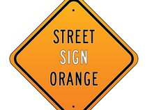 Street Sign Orange