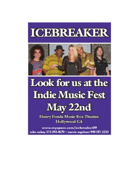 ReverbNation profile picture for @icebreaker
