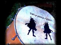 Two  Pipers Piping