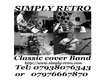 Simply Retro cover Band