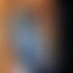 Sidways horse purplish blue