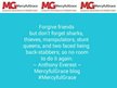 MercyfulGrace Blog