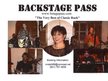 Backstage Pass