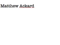 Matt Ackard