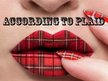 According To Plaid