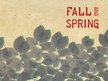 Fall and Spring