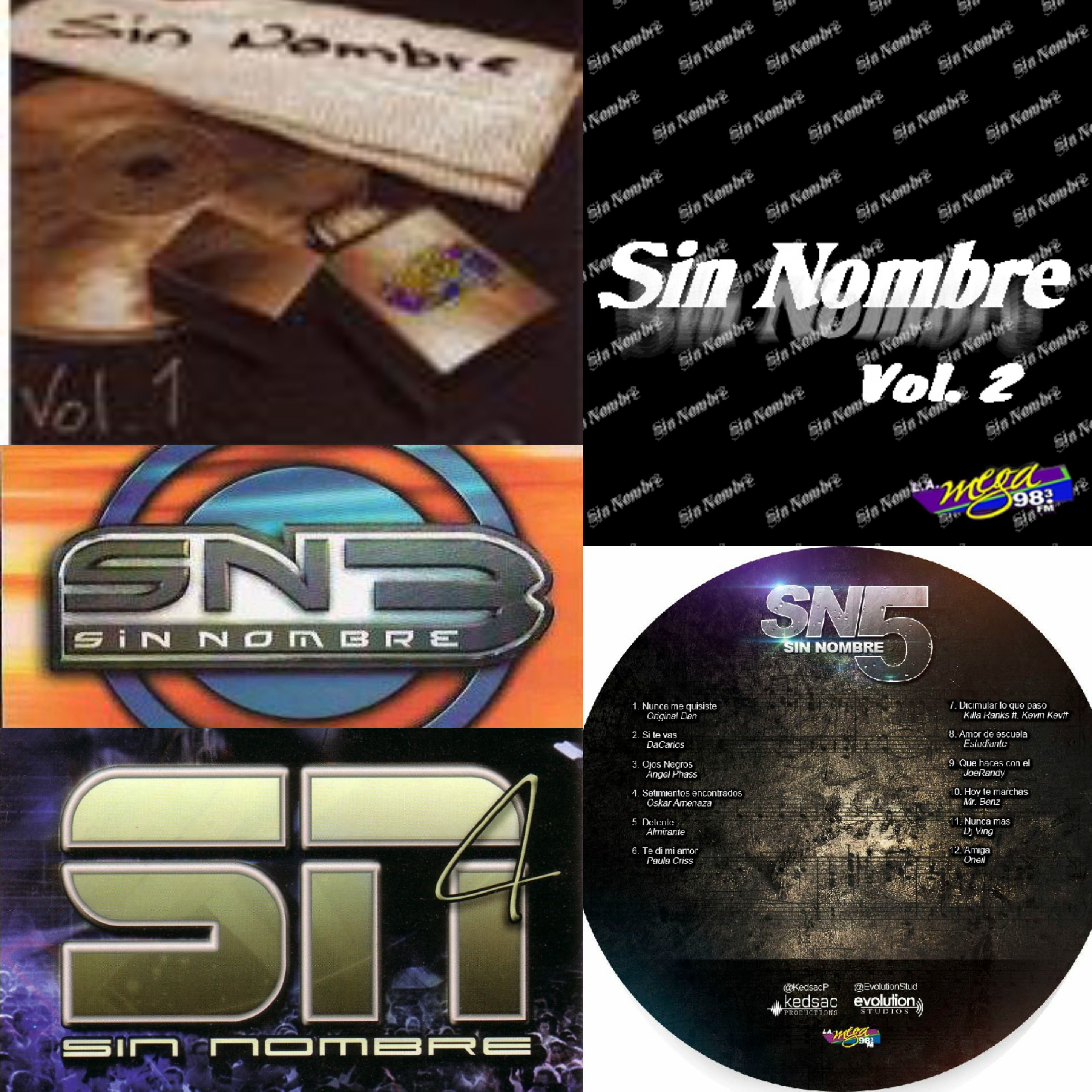 Sin Nombre Vol.1 Vol.2 Vol.3 Vol.4 Vol.5 🇵🇦 @plenasretrotime