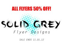 Solid Grey Flyer Designs