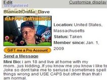 Blame It on me Dave