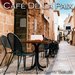 Cafe De La Paix - Empty Chairs And Empty Tables
