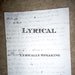 Lyrically Speaking