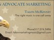 Talon Advocate Marketing
