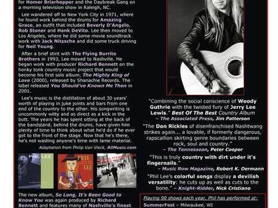 Phil Lee One-Sheet of ALL You Want To Know!