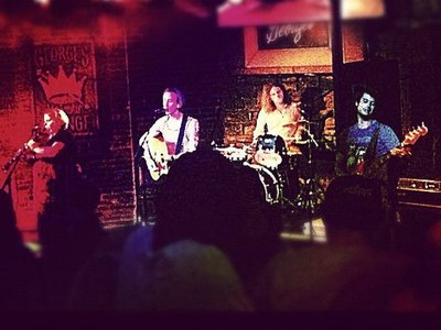 Performing at George's Magestic in Fayetteville, AR.