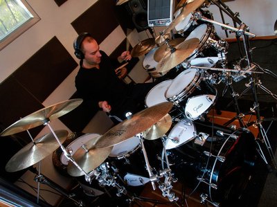06-06-2012 Felipe Candia on the drums