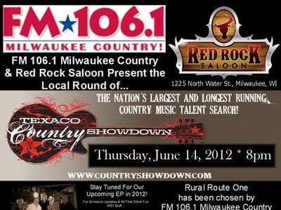 Honored to have been chosen by FM106.1 Milwaukee Country to compete in the TEXACO COUNTRY SHOWDOWN!