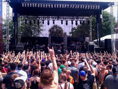 Eye Empire performing at Welcome To Rockville 2012