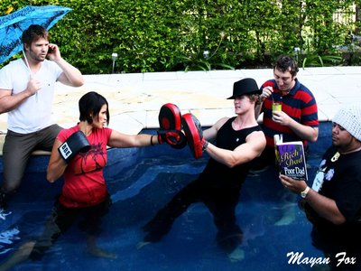 Mayan Fox Pool Party