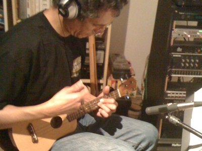 Recording Ranguana - Monte Mann on uke
