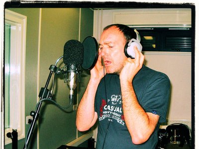 Rob White in the studio, 2008