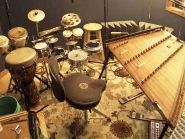 Hammered Dulcimer and Mini-Kit and hand perc.