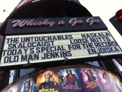 our name on the marquee! 