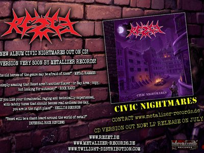 Rezet Civic Nightmares Release Flyer Cd Lp