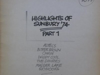 Sunbury '74