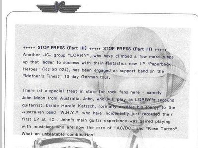 German Press Release 1983