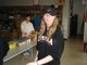me volentering with the christion appalation project - handing out government fo