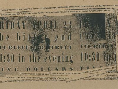 Bitter End Flyer 1