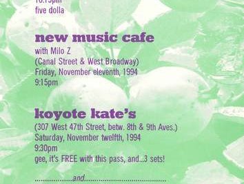 A Few Dates Flyer