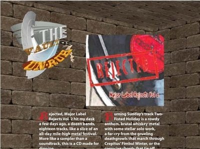 We're mentioned in "The Tomb" Magazine. July/Aug 2012
