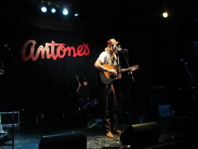 Spencer Cornett, lead singer of the Boomswagglers