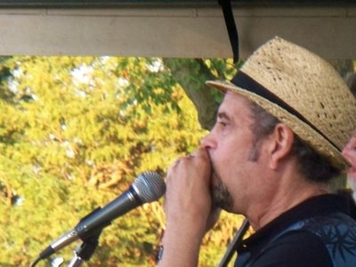 LJ Slavin on harmonica