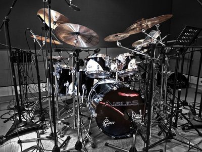 07-31-12 Felipe Candia's Gretsch/Istanbul Drum Kit.
