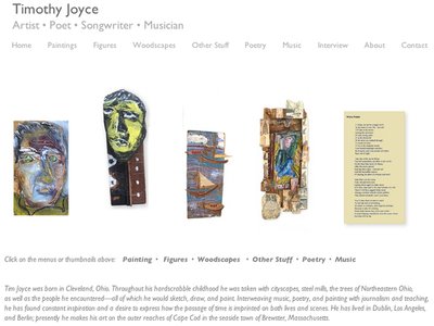 Tim Joyce Webpage of Art/writing/music:http://www.timothyjoyce.net/