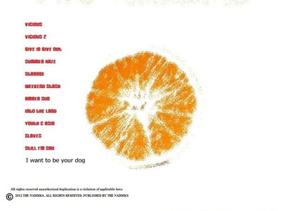 Back of CD