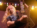 Kevin rockin in Baltimore Volbeat USA tour 2012