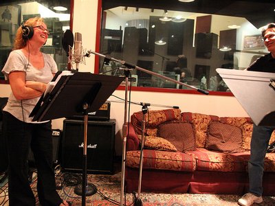 Sheila and Matt Noble, Audio Engineer @ Riverworks Recording, Dobbs Ferry, NY, 8/12/12