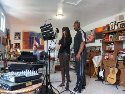 recording my new song