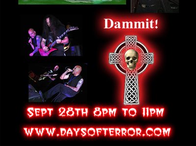 First Jason and Dammit! Tear it up at Days Of Terror Con Sept 28th www.daysofterror.com 