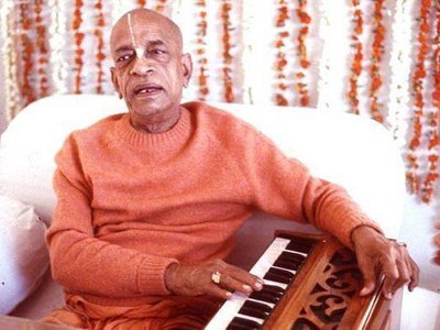 Srila Prabhupada,founder of the International Society for Krishna Consciousness (ISKCON)