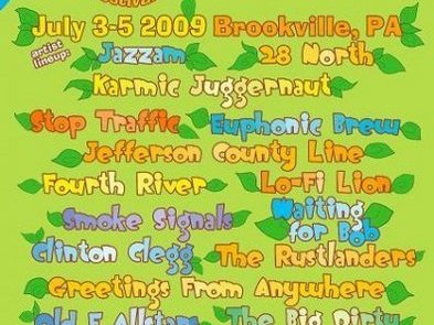 Official farmjammalamma 2009 festival poster
