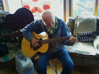 Pete plays James' new Martin Pete Seeger Model 12-String